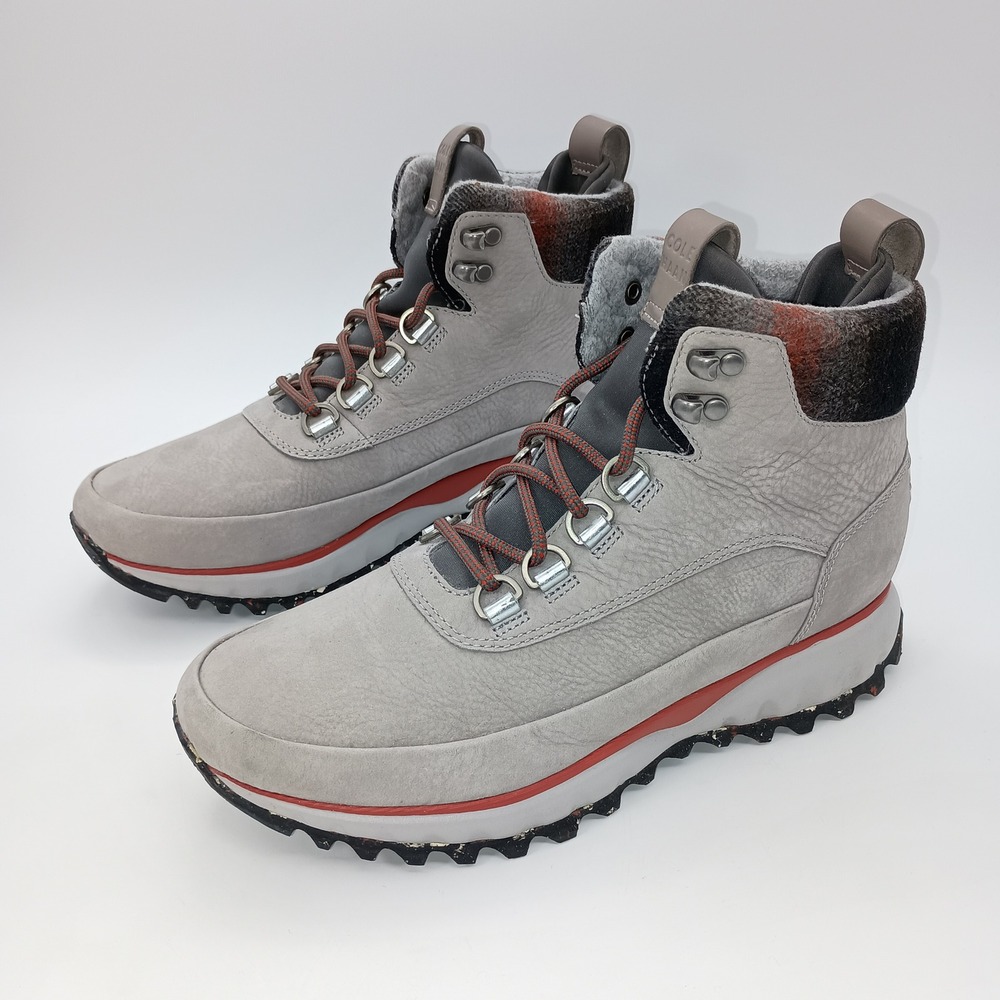 Cole Haan GrandExplore Waterproof Hiking Boots Grey Nubuck W11794 Womens 7.5 - Picture 3 of 8